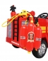 Preview: Kinder-Elektro-Feuerwehrauto SX1818, Spritze, Sirene, Blaulicht, 70 Watt, Servolenkung, Bluetooth