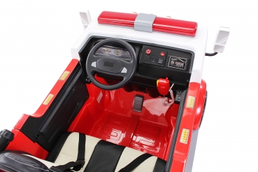 Kinder Elektroauto Feuerwehr LL911 rot