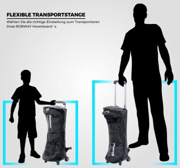 Original Robway Hoverboard Trolley Tragetasche mit Rollen
