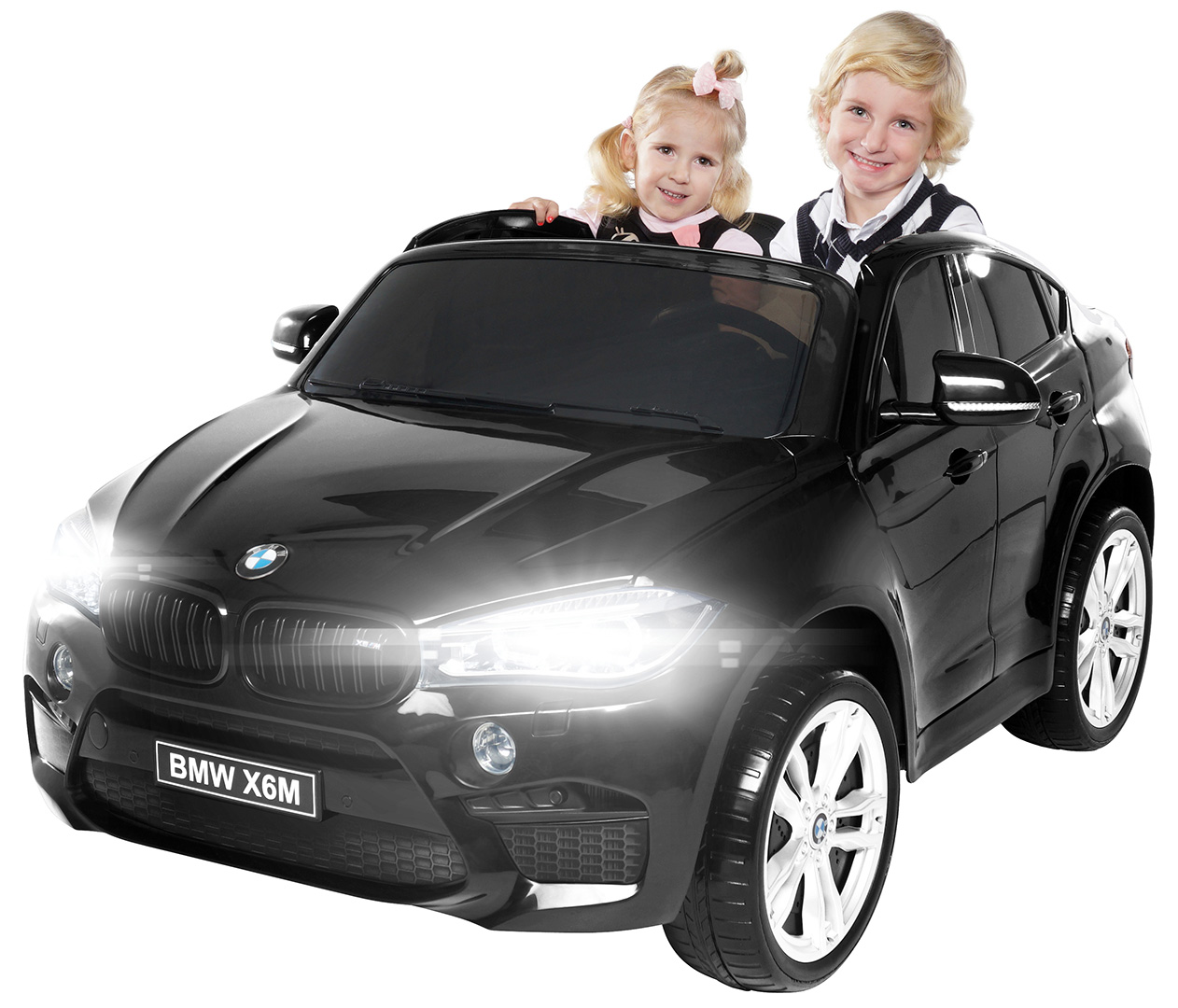 iwheels - Kinder Elektroauto BMW X6M F16 XXL Zweisitzer Lizenziert