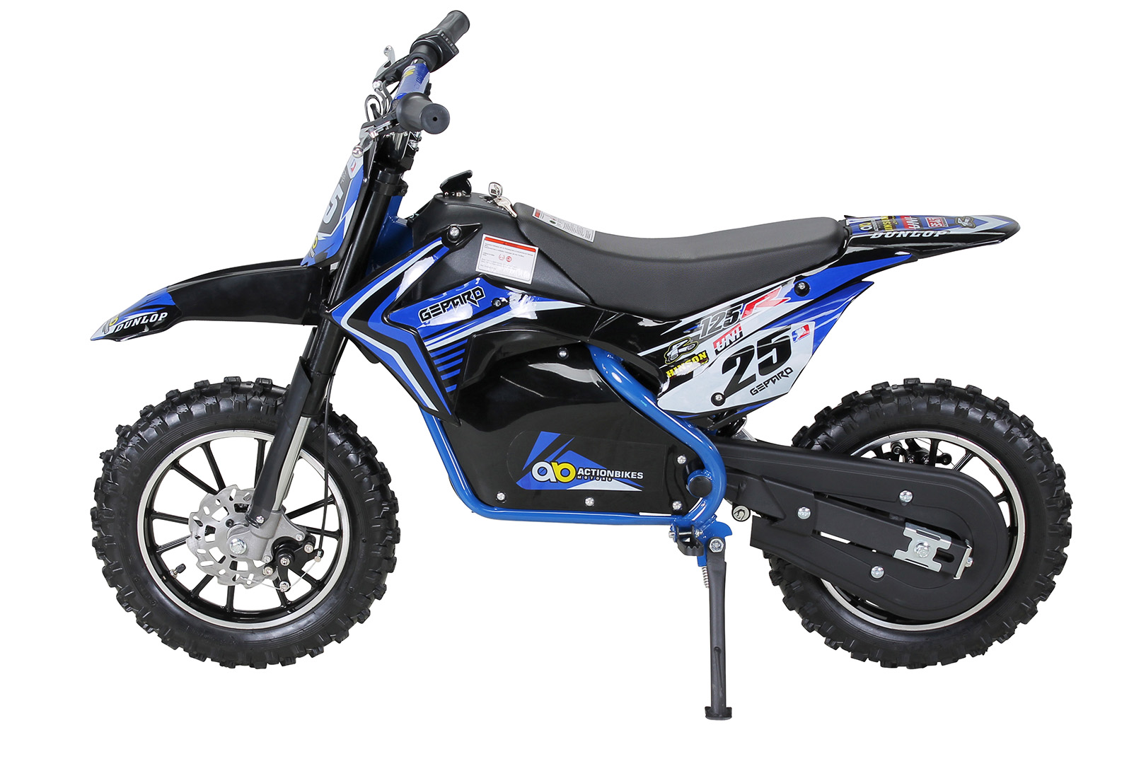 ✅Elektrocross 500 W BLAU Elektrobike Enduro Crossbike Pocketbike Pitbike Kinder✅ 