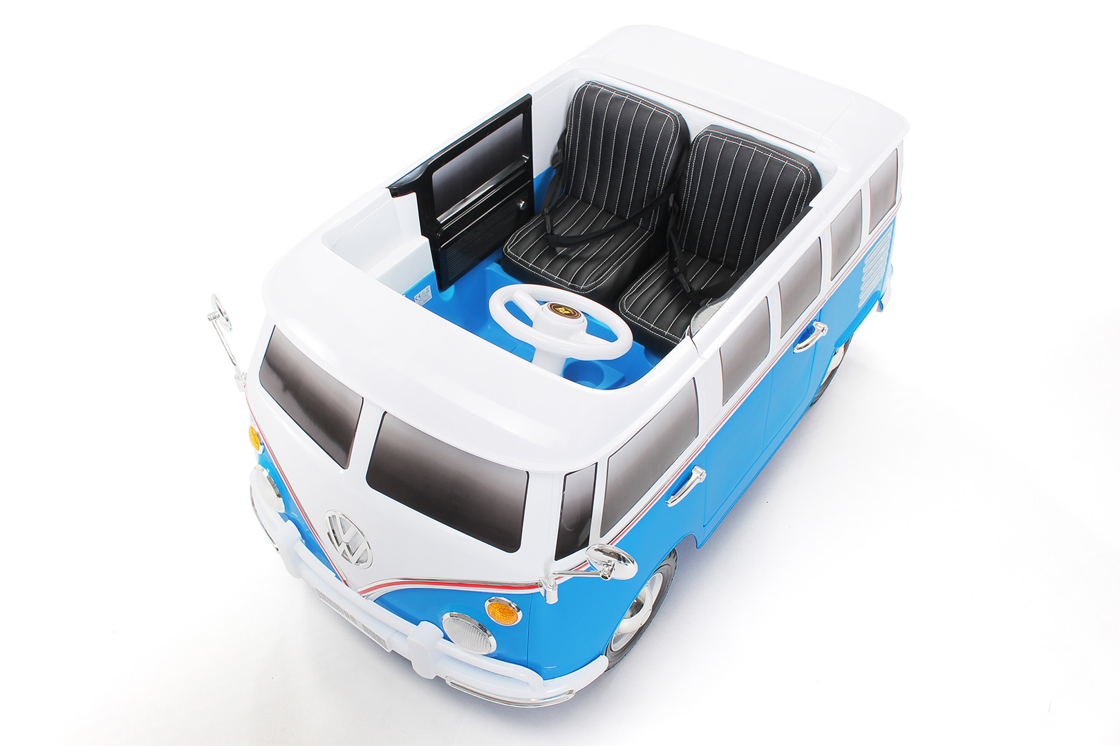 VW Bus Bulli Camper Elektroauto Kinderauto Van 12Volt Bully Blau NEU 