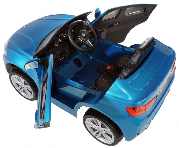 Kinder-Elektroauto BMW X6 M F16, lizenziert, 90 Watt, Fernbedienung, LEDs, Soundmodul, EVA-Reifen