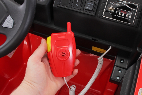 Kinder Elektroauto Feuerwehr LL911 rot