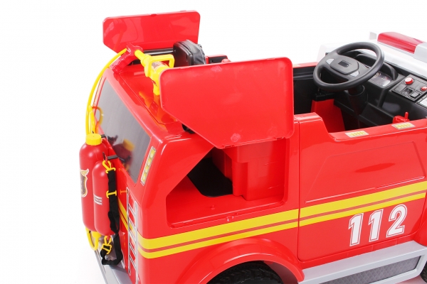 Kinder Elektroauto Feuerwehr LL911 rot