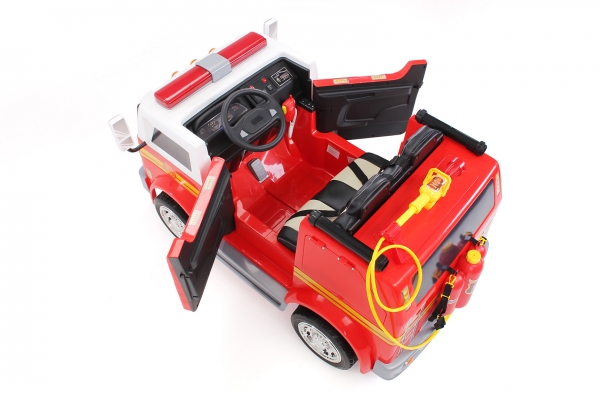 Kinder Elektroauto Feuerwehr LL911 rot