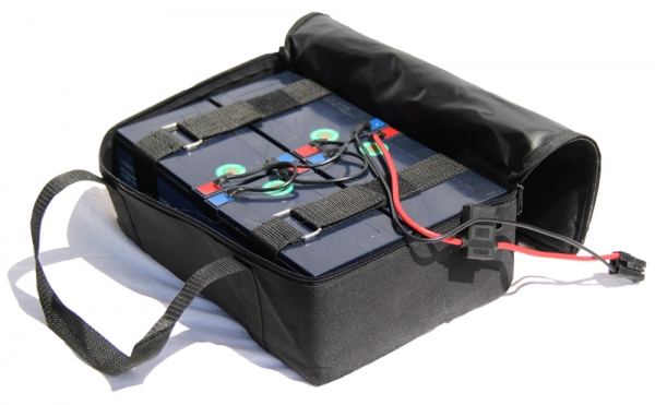 Akkutasche für 48 V Batterien